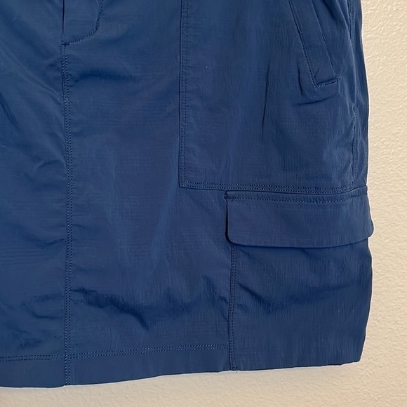 Athleta Navy Blue Cargo Skirt Size 16T - Picture 6 of 15